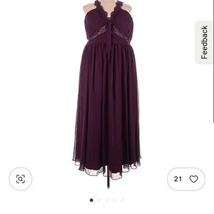 Elegant Purple Maxi Dress
